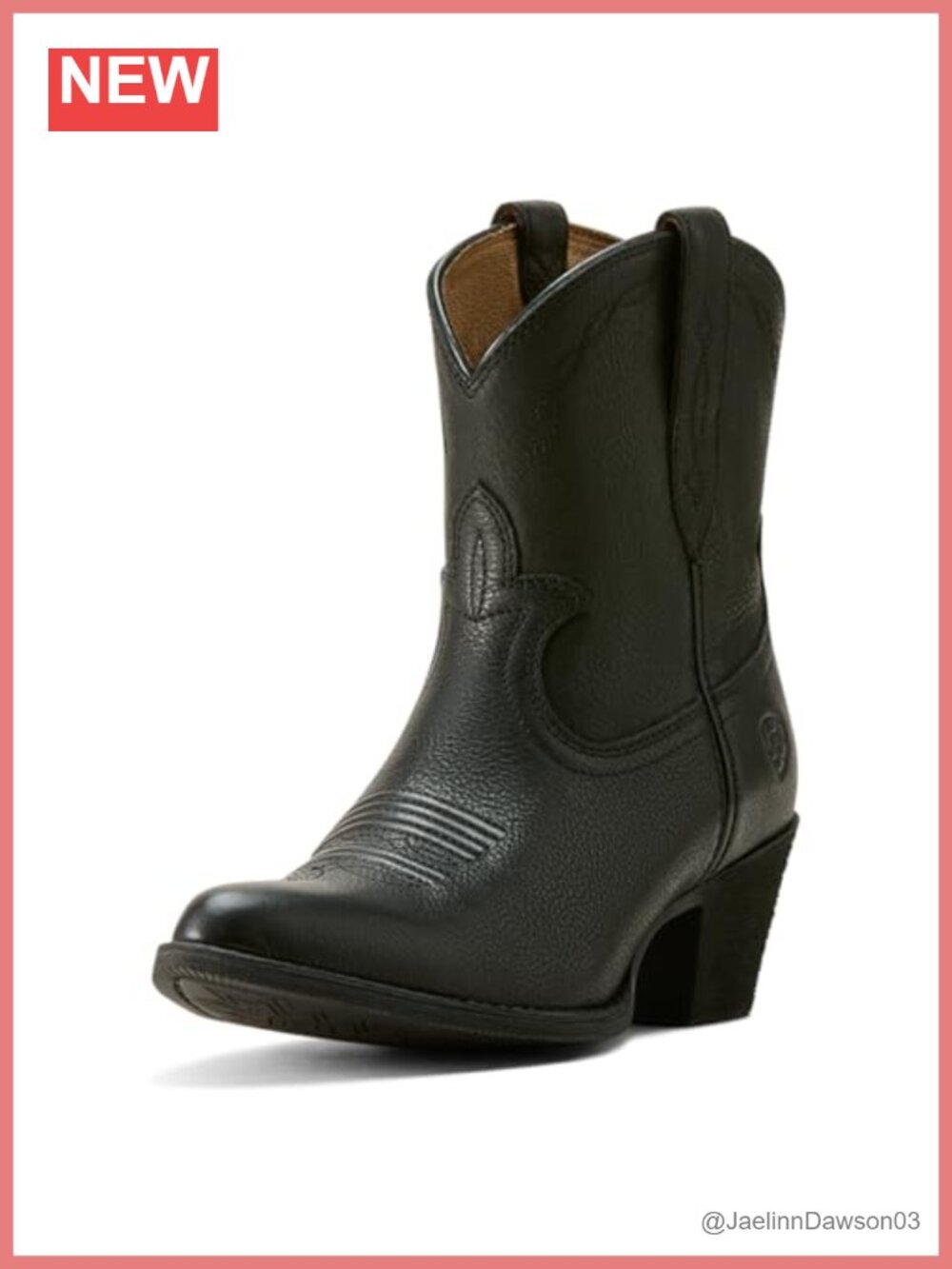 Ariat Maggie Western Boots Leather Pull-On Mid-Calf Equestrian